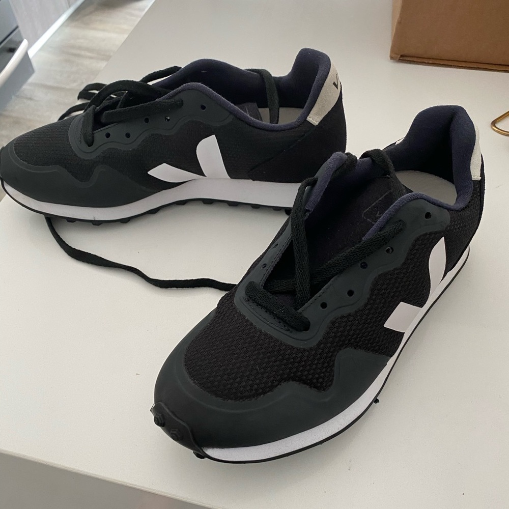 Veja Black and White Women's Sneakers